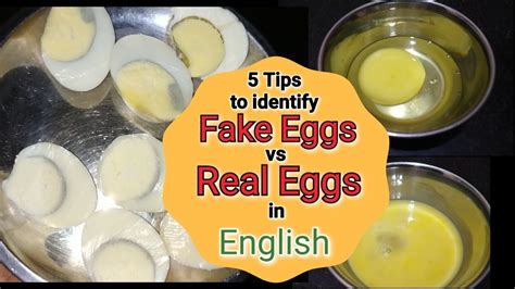 real vs fake eggs